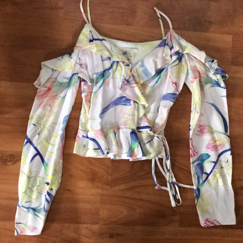 Pastel watercolor top